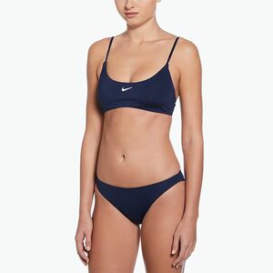 Női kétrészes fürdőruha Nike Essential Bralette Bikini éjfekete tengerészkék (Essential Bralette Bikini NESSF243-440) kép