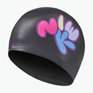 Nike úszósapka szilikon fekete (Swim Silicone NESSF123) kép