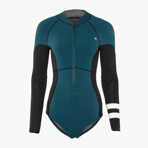 Hurley Advant Texture 2/2 mm-es női búvárruha fekete/skyblue (Advant Texture 2/2 mm Springsuit WSS0013212-J26) kép