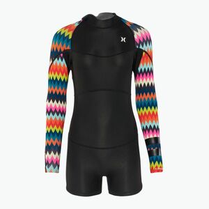 Hurley Advant női 2mm Shorty Springsuit chevron úszódressz úszódressz (Advant 2 mm Shorty Springsuit WSS0013222-CHV) kép