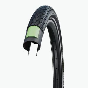 SCHWALBE Green Marathon GreenGuard Addix Eco 28 x 1.75 fekete reflex kerékpár gumiabroncs (Green Marathon GreenGuard Addix Eco 11159396) kép