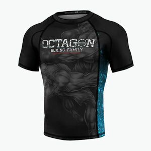Férfi Octagon Premium Boxing Family fekete/többszínű mellényvédő (Premium Boxing Family 14588-R) kép