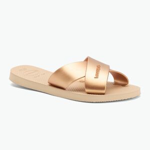 Női Havaianas Aqua Metallic aranyszínű flip-flopok (Aqua Metallic H4148866-0570) kép
