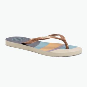 Női Havaianas Slim Palette Glow flip flop bézs színű (Slim Palette Glow H4145766-0121) kép