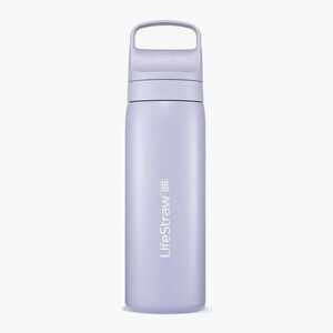 LifeStraw Go 2.0 Acél utazó palack szűrővel 500 ml provence lila (Go 2.0 Steel LGV418PPWW) kép