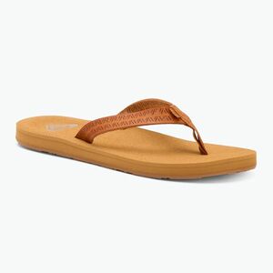 Női ROXY Porto Motif flip flopok barna színben (Porto Motif ARJL101146-TAN) kép