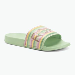 Női ROXY Slippy II zöld csíkos flip-flopok (Slippy II ARJL100679-GNS) kép