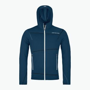 Férfi ORTOVOX Fleece Light Hoody deep ocean (Fleece Light Hoody 8713100019) kép