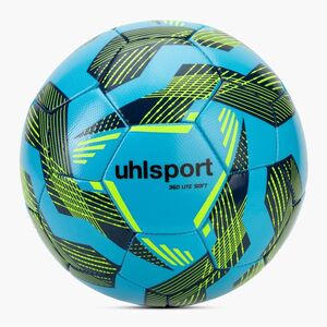 Labdarúgás uhlsport Lite Soft 350 világoskék/navy/fluo zöld 4-es méret (Lite Soft 350 100177202) kép