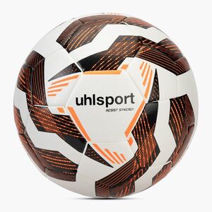 Uhlsport Resist Synergy labdarúgó fehér/fekete/fluo narancssárga 4-es méret (Resist Synergy 100176801) kép