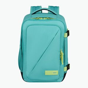 American Tourister Take2cabin S 24, 2 l hátizsák poros türkiz / lime színben (Take2cabin S 149174-A647) kép