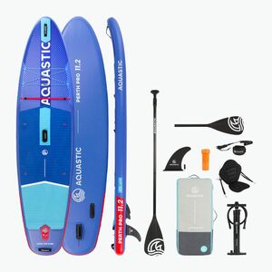 AQUASTIC SUP deszka Perth Pro 11'2" kék (Perth Pro 11'2" AQS-B5I020-BL) kép