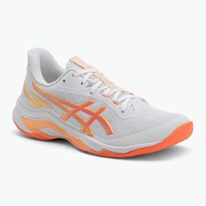 ASICS női röplabdacipő Netburner Ballistic FF 4 fehér/élénk korall (Netburner Ballistic FF 4 1052A083-101) kép