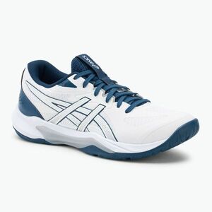 ASICS férfi röplabda cipő Gel-Tactic 13 fehér/maco kék (Gel-Tactic 13 1071A114-101) kép