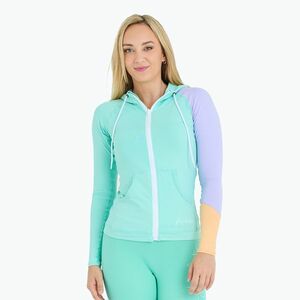 Női Jetpilot Pacer kapucnis pulóver Rashie teal (Pacer Hooded Rashie 2505302) kép
