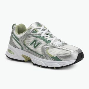 New Balance 530-as ezüst metál/mályvazöld cipő (530's MR530ADB) kép