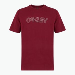 Férfi Oakley Wire B1B Tee vas piros (Wire B1B Tee FOA403340) kép