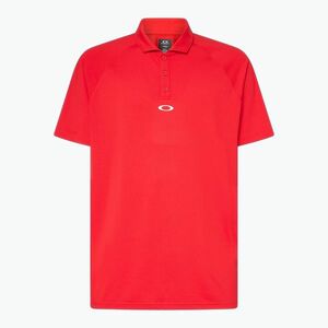 Férfi Oakley Iconic Oakley Ss póló póló vörös vonal (Iconic Oakley Ss Polo Shirt FOA405916) kép