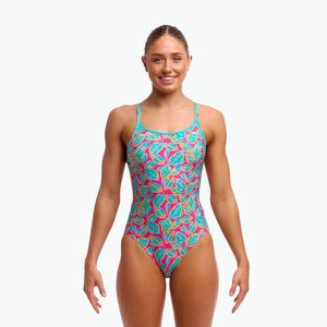 Női Funkita Diamond Back egyrészes fürdőruha Planted Pink (Diamond Back One Piece FKS033L7217012) kép