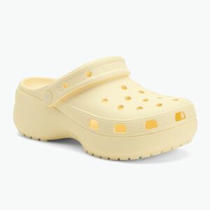 Női Crocs Classic Platform Clog vajkrém flip-flopok (Classic Platform Clog 206750-76O) kép