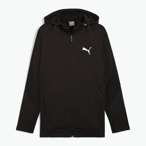 Férfi pulóver PUMA Evostripe Hoodie FZ DK puma fekete puma fekete (Evostripe Hoodie FZ DK 681700) kép