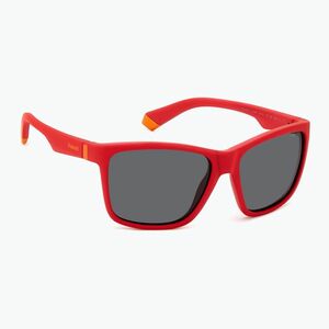 Polaroid PLD 8057/S matt vörös/szürke polarizált gyermek napszemüveg (PLD 8057/S 2063640Z350M9) kép