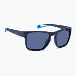 Férfi Polaroid PLD 7052/S matt kék/kék polarizált, nagy kontrasztú napszemüveg (PLD 7052/S 206737FLL567I) kép