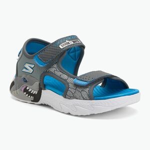 SKECHERS S-Lights Creature Splash faszén/kék gyermek szandálok (S-Lights Creature Splash 400614L CCBL) kép