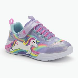 SKECHERS S-Lights Unicorn Chaser levendula/multi gyerekcipő (S-Lights Unicorn Chaser 302298L LVMT) kép