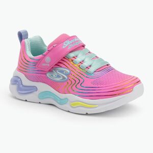 SKECHERS gyermek cipő S-Lights Wavy Beams rózsaszín/multi (S-Lights Wavy Beams 302338L PKMT) kép
