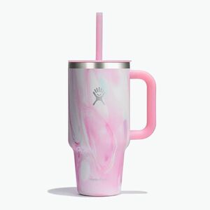 Hydro Flask Travel Tumbler Jelly termikus bögre 945 ml rózsaszínű örvénylés (Travel Tumbler Jelly LE-S25TT32-A) kép