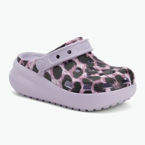 Crocs Cls Animal Cutie Clog Gyerekek leopárd flip flopok (Cls Animal Cutie Clog Kids 207838-90L) kép
