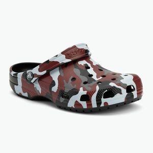 Crocs Classic Printed Camo Clog fekete/paprika flip-flopok (Classic Printed Camo Clog 206454-0BU) kép