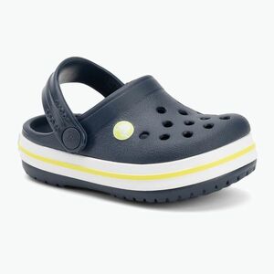 Crocs Crocband Clog Gyerek flip-flop tengerészkék/citrus színben (Kids Crocband Clog Kids 204537-42K) kép