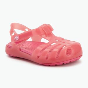 Crocs Isabella Sandal PS paradicsomi rózsaszín gyermek szandálok (Isabella Sandal PS 204035-6NP) kép