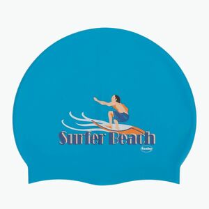 Fashy gyermek úszósapka 3047 Nyomtatott égszínkék (Printed 3047/51) kép