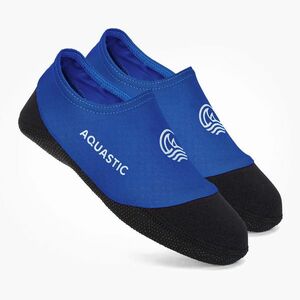 Gyermek medence zokni AQUASTIC Seavie csúszásgátló kék (Seavie Anti-Slip AQS-B5AP030-BLU) kép
