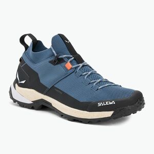 Férfi túrabakancs Salewa Puez 2 Knit Powertex java kék/fekete (Puez 2 Knit Powertex 00-0000061469) kép
