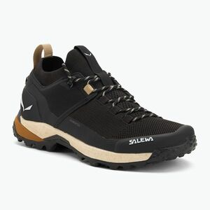 Férfi túrabakancs Salewa Puez 2 Knit Powertex fekete/fekete (Puez 2 Knit Powertex 00-0000061469) kép