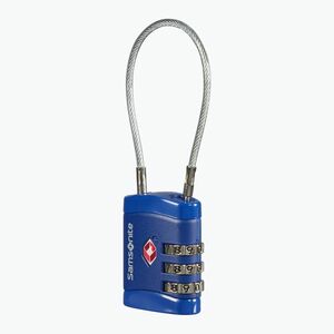 Samsonite Cablelock 3 tárcsás Tsa lakat éjkék (Cablelock 3 Dial Tsa 121296) kép
