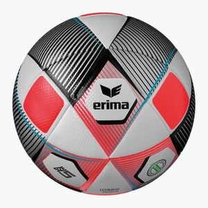 ERIMA Hybrid Match ezüst/tűzpiros-korall labdarúgó méret 5 (Hybrid Match 7192401) kép