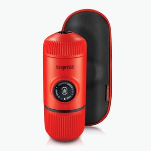 Wacaco Nanopresso hordozható kávéfőző 80 ml + tok láva piros (Nanopresso W-230351) kép