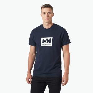 Férfi Helly Hansen Box T 2.0 T-shirt navy (Box T 2.0 54597_597) kép