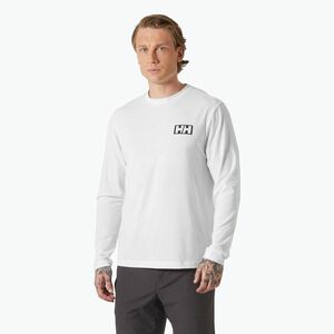 Férfi Helly Hansen Skog Graphic hosszú ujjú fehér (Skog Graphic 63407_001) kép