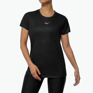Női futó póló Mizuno Core Graphic Tee fekete oni (Core Graphic Tee J2GAC20890) kép