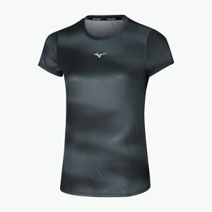 Női futó póló Mizuno Core Graphic Tee fekete (Core Graphic Tee J2GAC20809) kép