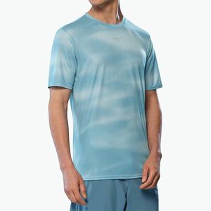 Férfi futópóló Mizuno Core Graphic Tee felhő kék (Core Graphic Tee J2GAC01004) kép