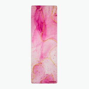 Jóga/fitness szőnyeg FORCEBAND Gold 4 mm rózsaszín/arany (Gold Pink MC 4.0 GP) kép
