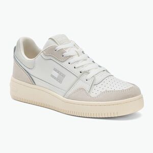 Tommy Jeans Retro Basket női cipő ecru/stratus szürke (Retro Basket EN0EN0281801W) kép