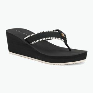 Tommy Hilfiger női flip flops Wedge Beach Sandal fekete (Wedge Beach Sandal BDS FW0FW08738BDS) kép